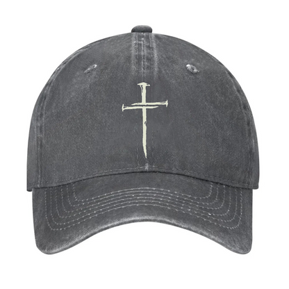 Cross Print Christian Hat