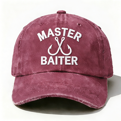 Embroidered¡°Master Baiter¡±Hat