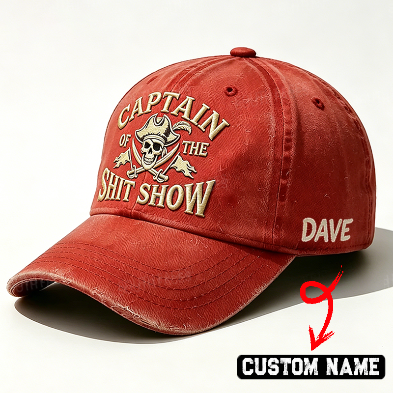 Embroidered ¡° Captain Of The Shit Show ¡± Hat