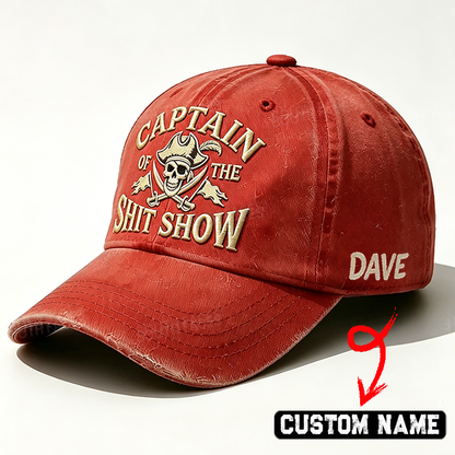 Embroidered ¡° Captain Of The Shit Show ¡± Hat