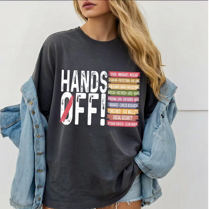 Hands Off Protest Unisex T-shirt/Crewneck/Hoodie