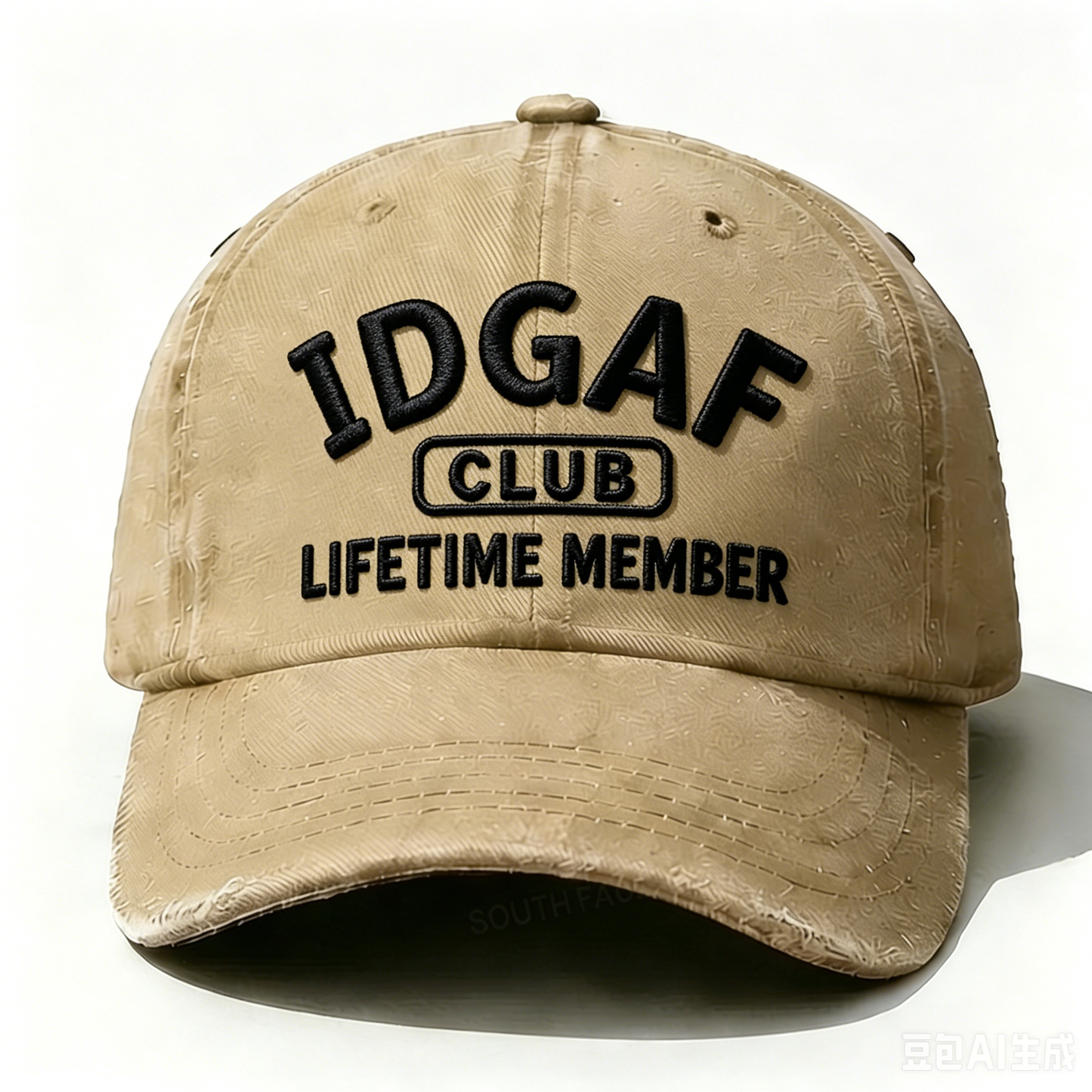 Embroidered  IDGAF Club Lifetime Member  Hat