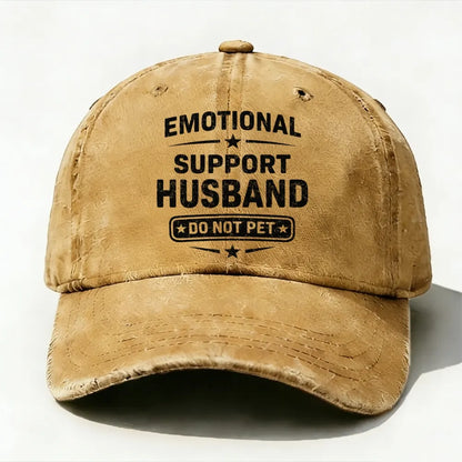 Emotional Support Husband Do Not Pet  baseball cap