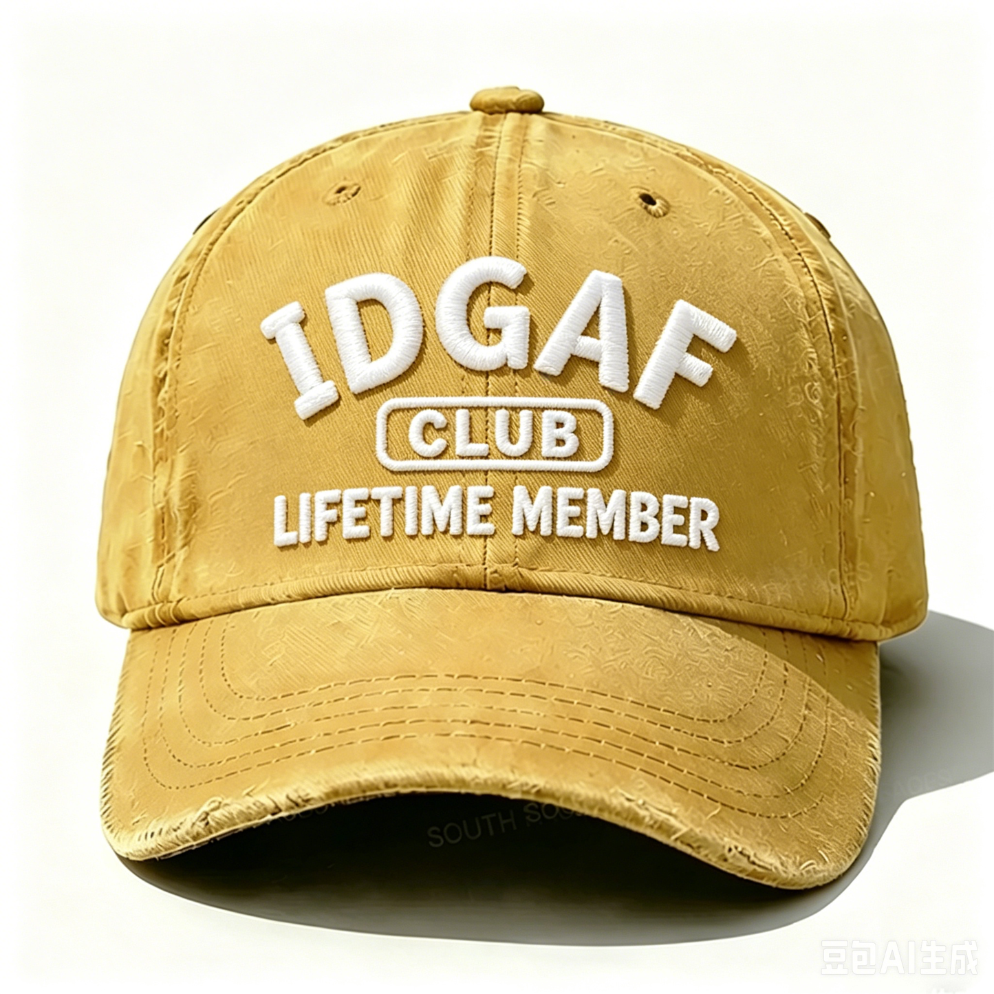 Embroidered  IDGAF Club Lifetime Member  Hat