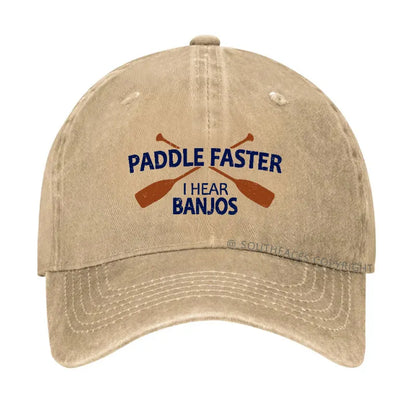 Paddle Faster I Hear Banjos Hat