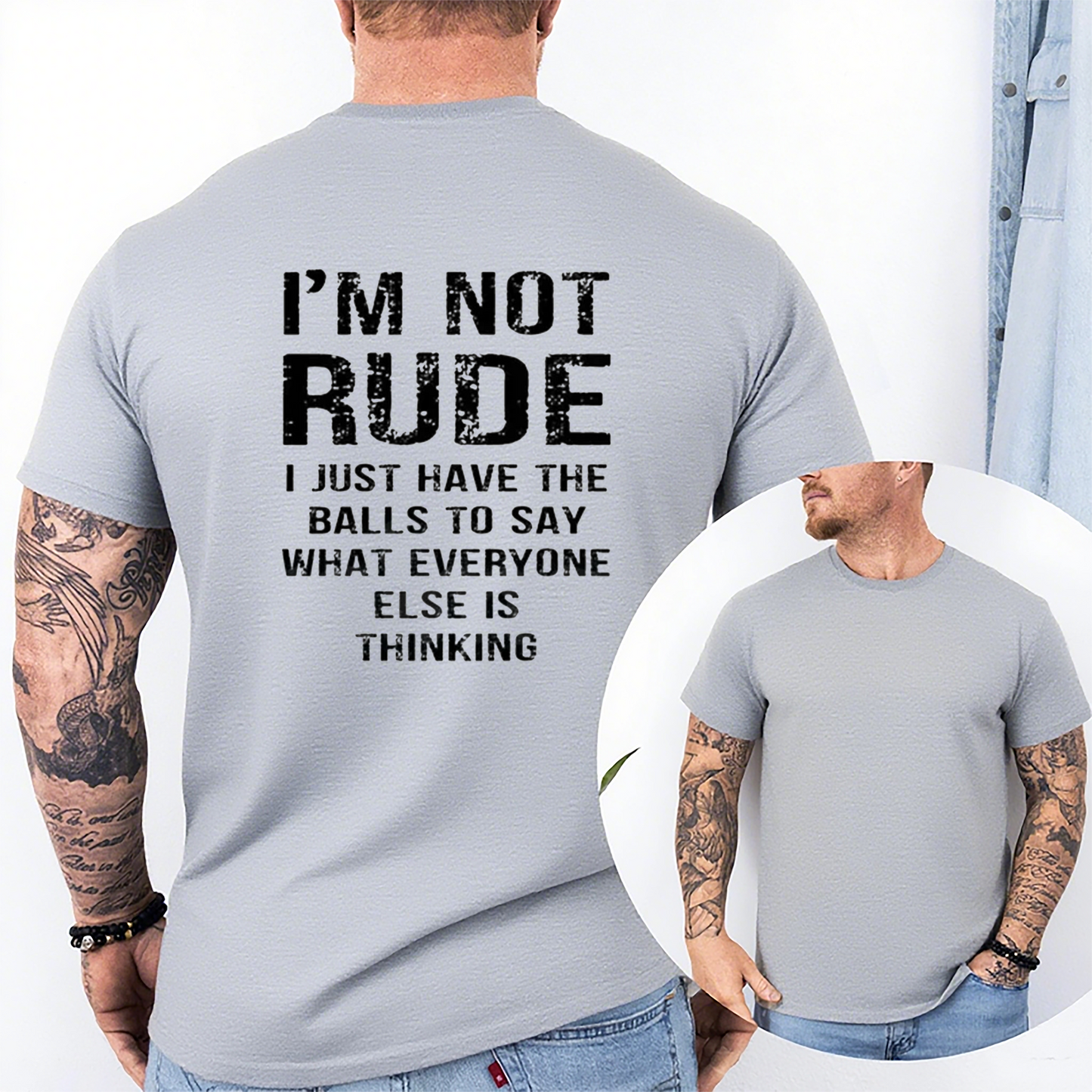I'm Not Rude Social Anxiety Unisex Shirts/Crewneck/Hoodie