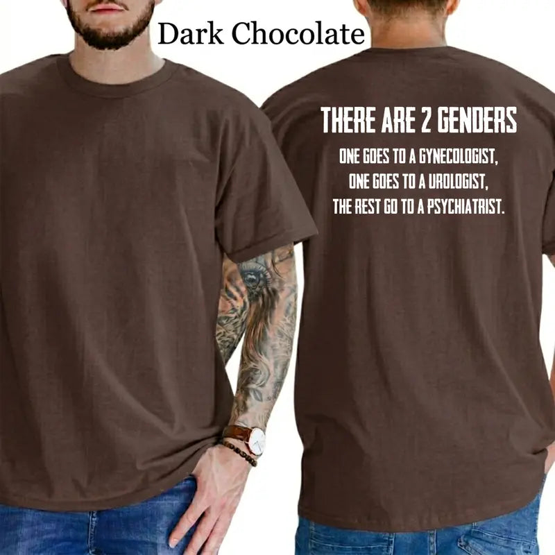 Urologist & Gynecologist Sarcastic Quote T-Shirt, Patriot Mens Shirts Funny, Conservative Political Graphics Tee, Political Graphics Shirt, Men's Gifts, Casual Menswear, For Men