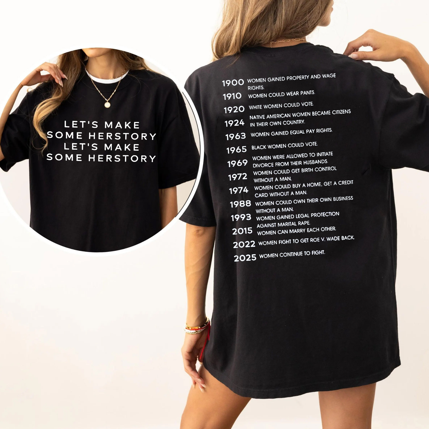 Feminist Let¡¯s Make Herstory Women¡¯s Rights Unisex T-shirt/Crewneck/Hoodie