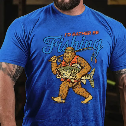 I'd Rather Be Fishing T-Shirt