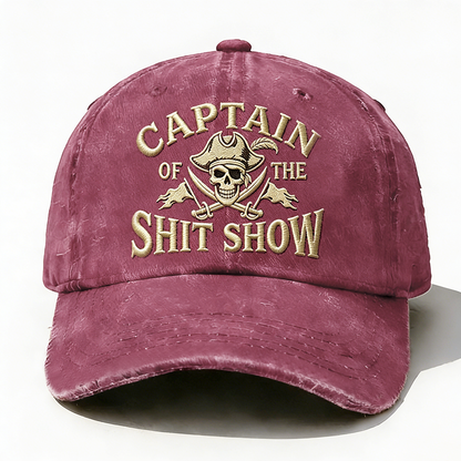Embroidered ¡° Captain Of The Shit Show ¡± Hat