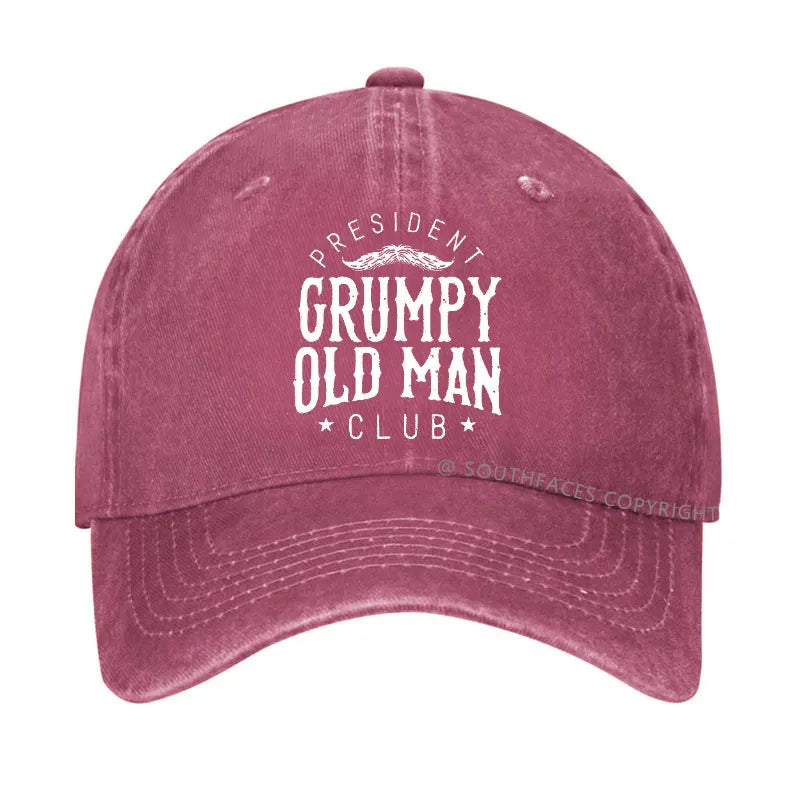 PRESIDENT GRUMPY OLD MAN CLUB Hat