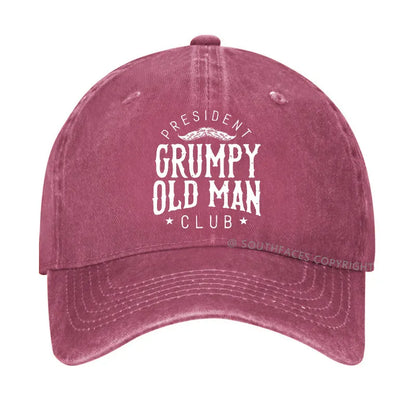PRESIDENT GRUMPY OLD MAN CLUB Hat
