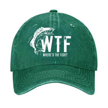 WTF Wheres The Fish Funny Hat