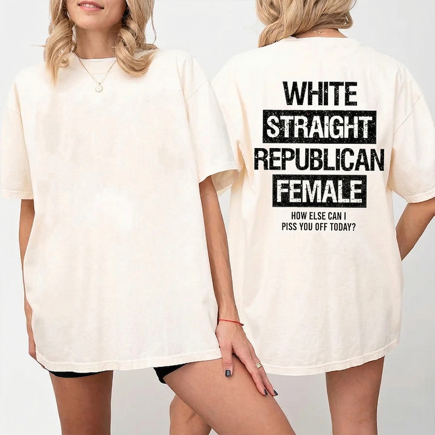 White Straight Republican Female Unisex Shirts/Crewneck/Hoodie