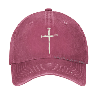 Cross Print Christian Hat