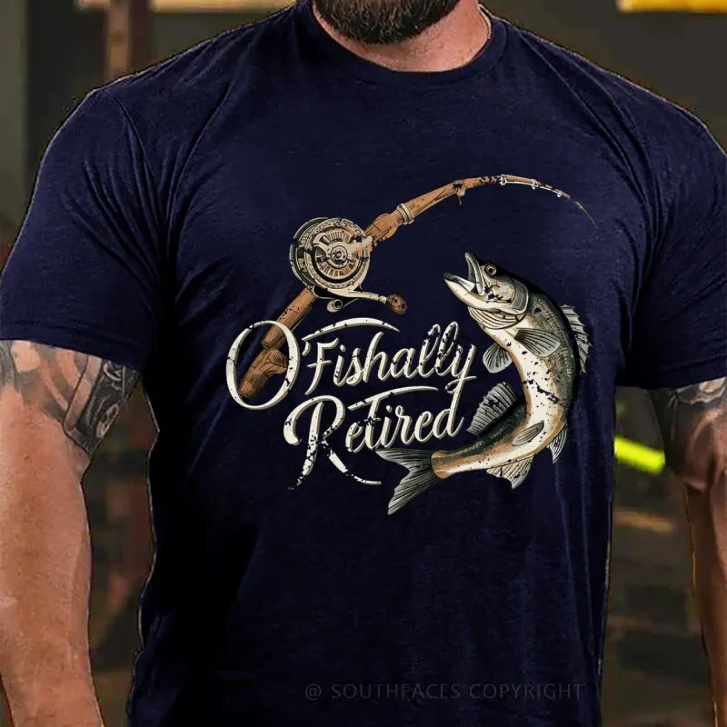 O'Fishally Retired Premium Fit Mens T-Shirt