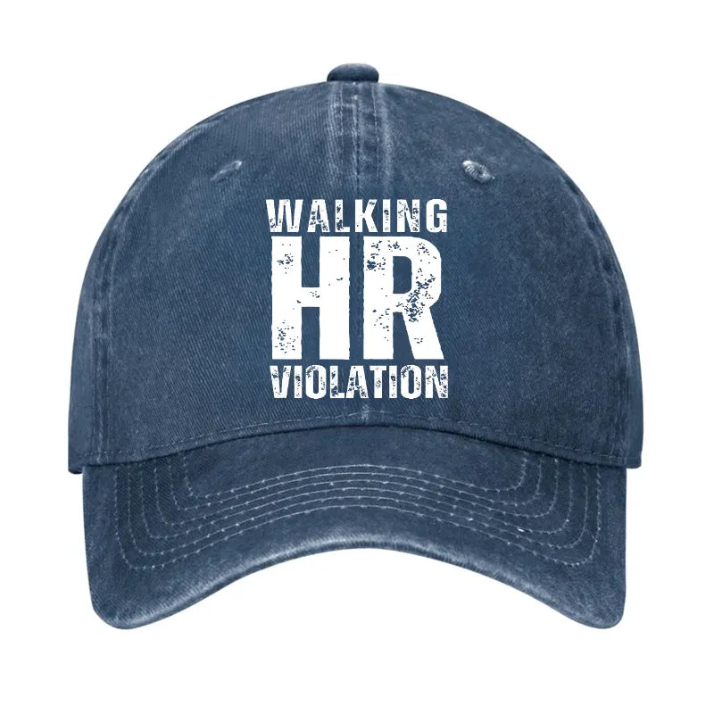 Funny Walking HR Violation Hat