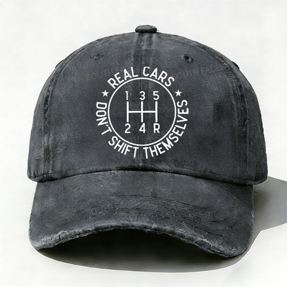 Real Cars Don't Shift Themselves Hat