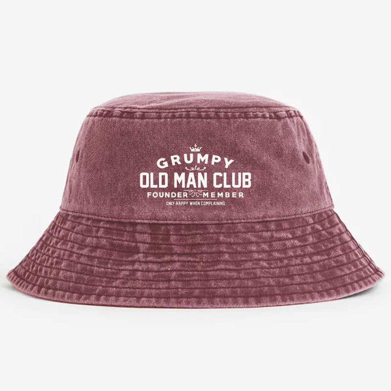 Grumpy Old Man Club Bucket Hat