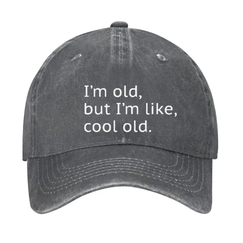 I'm Old Print Hat