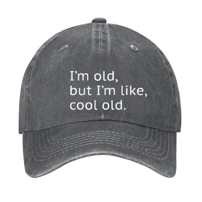 I'm Old Print Hat