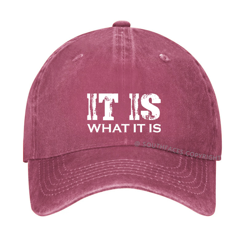 IT IS What It Is Print Hat