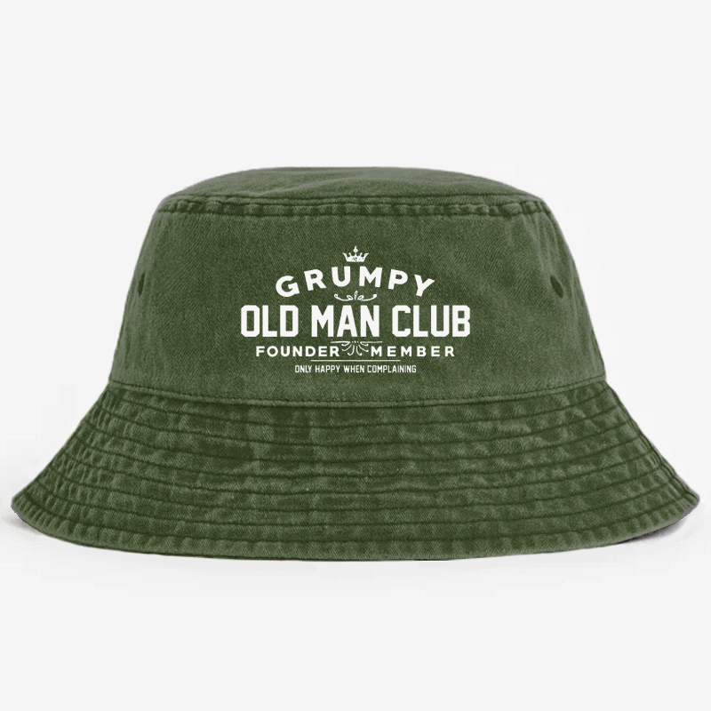 Grumpy Old Man Club Bucket Hat