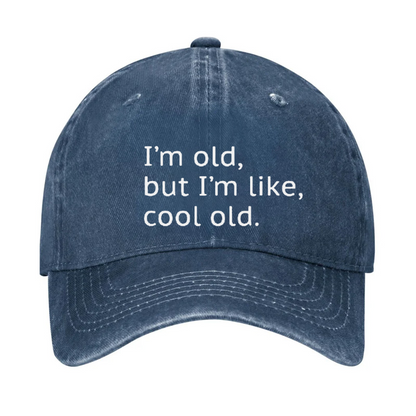 I'm Old Print Hat