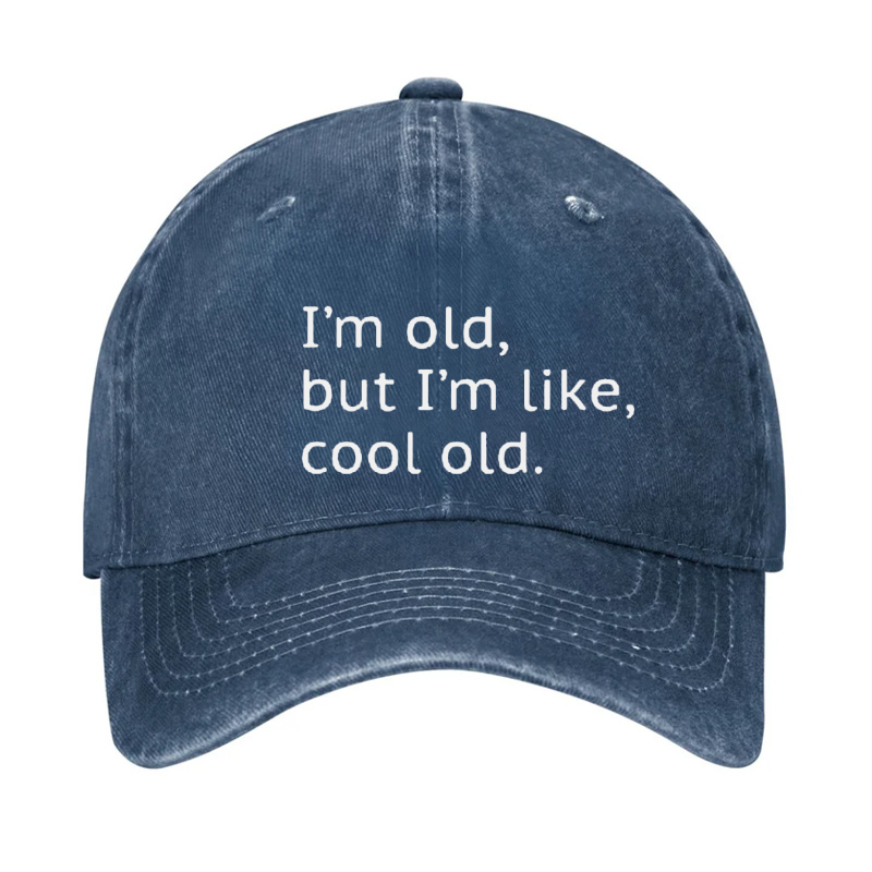 I'm Old Print Hat