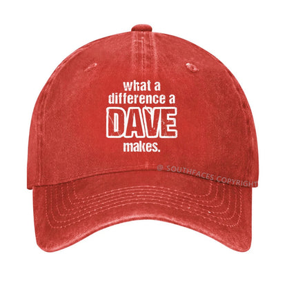 What A Differences A Dave Makes hat