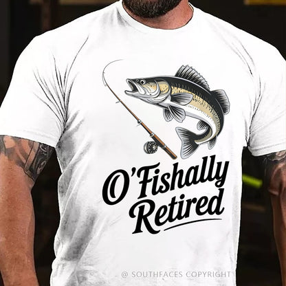 O'Fishally Retired Premium Fit Mens T-Shirt