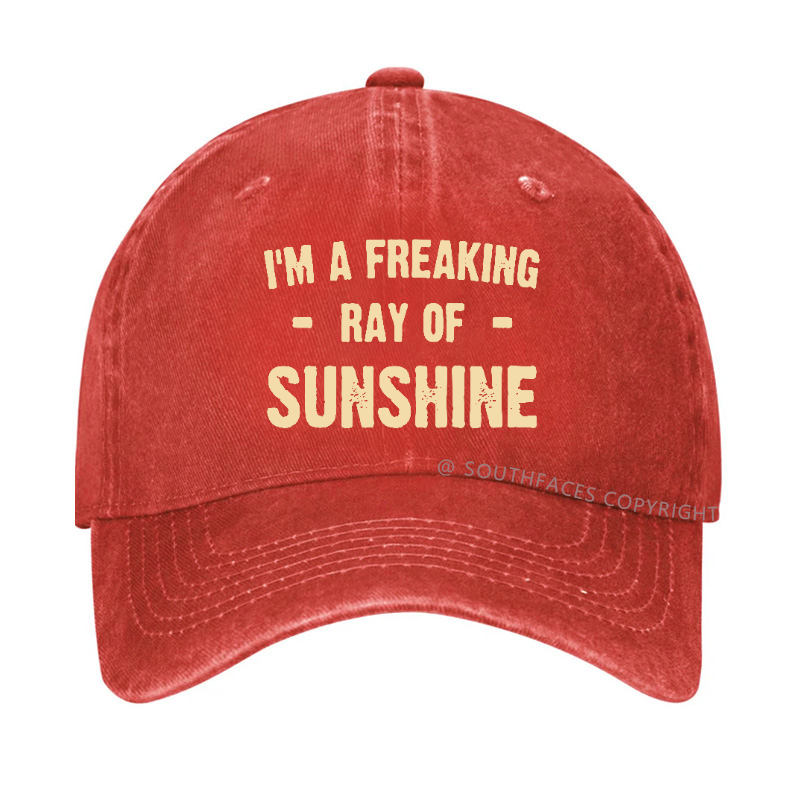 I'm A Freaking Ray Of Sunshine Hat