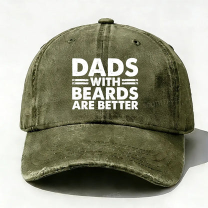 Dads With Beards Are Better Father's Day Gift Baseball Cap