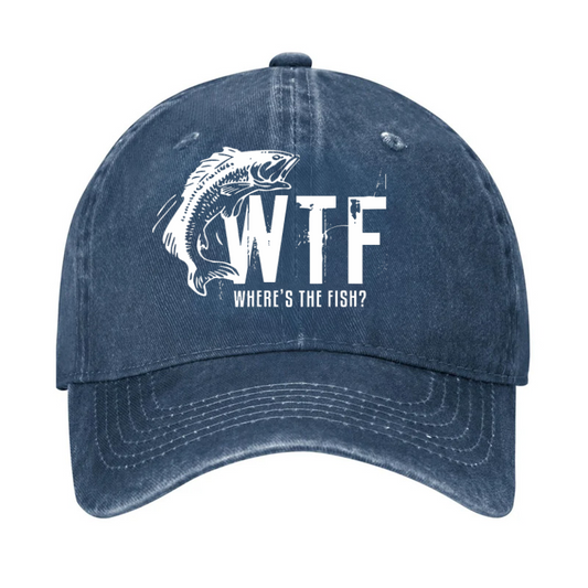 WTF Wheres The Fish Funny Hat