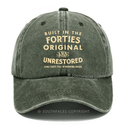 Built In The Forties Original And Unrestored Hat
