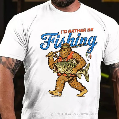 I'd Rather Be Fishing T-Shirt