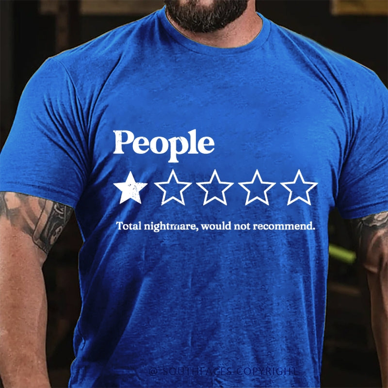 People One Star Review Funny T-Shirt