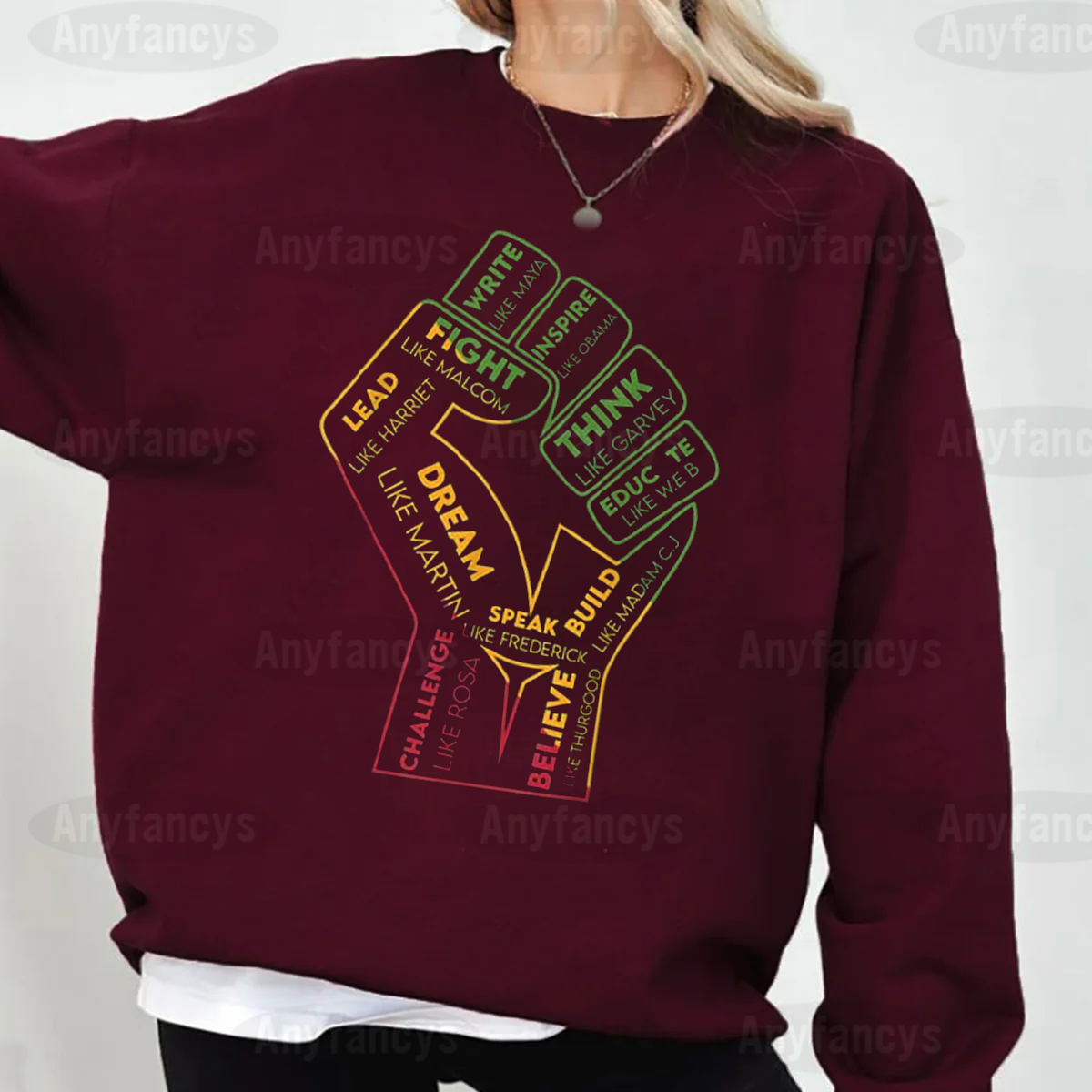 Black History Pride Fist Unisex T-shirt/Crewneck/Hoodie