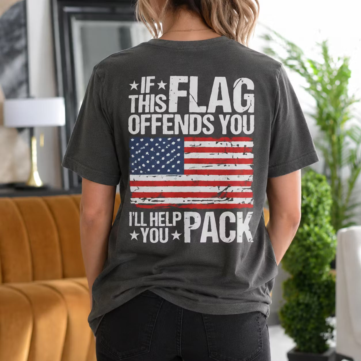 If This Flag Offends You I'll Help You Pack Gift Unisex T-shirt/Crewneck/Hoodie