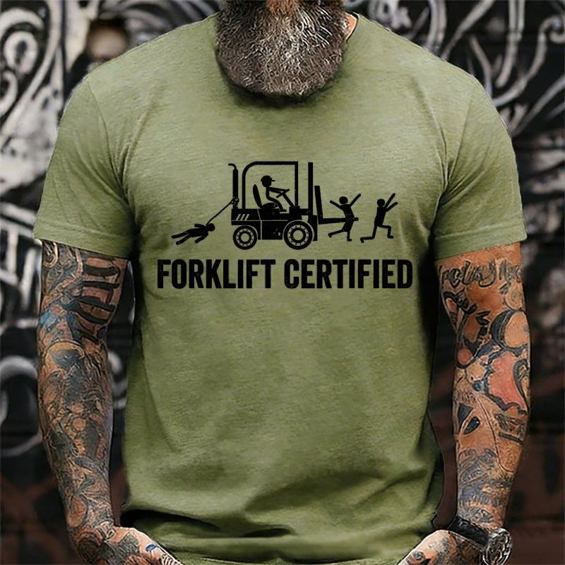 Forklift Certified Funny T-Shirt