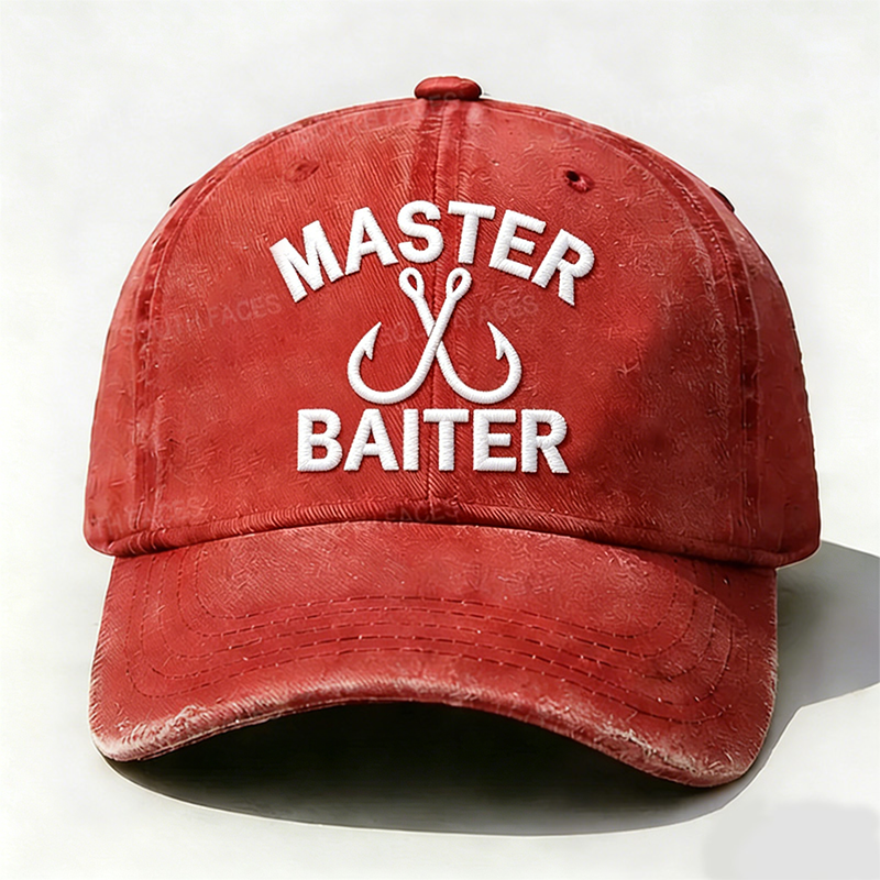 Embroidered¡°Master Baiter¡±Hat