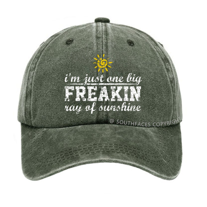 I'm A Freaking Ray Of Sunshine Funny Joke hat