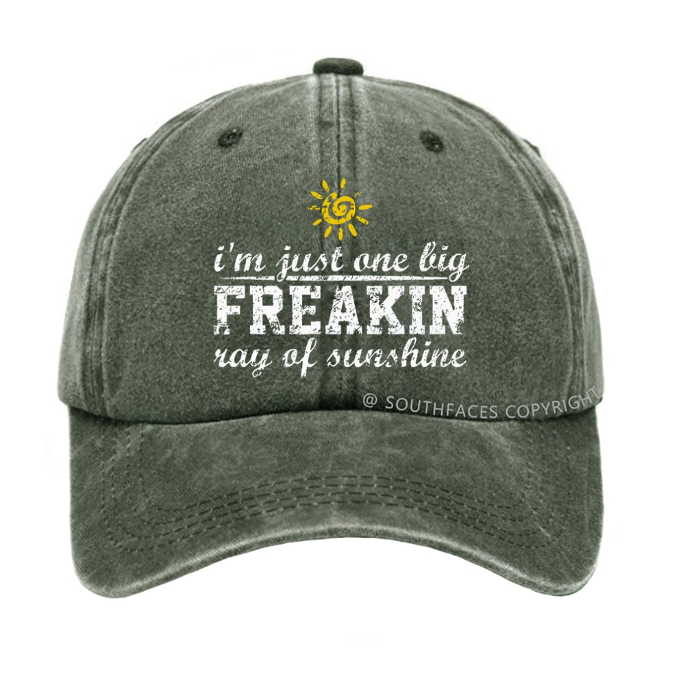 I'm A Freaking Ray Of Sunshine Funny Joke hat