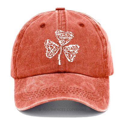 St. Patrick's Day Gun Clover Print Hats