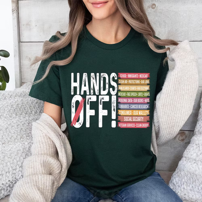 Hands Off Protest Unisex T-shirt/Crewneck/Hoodie