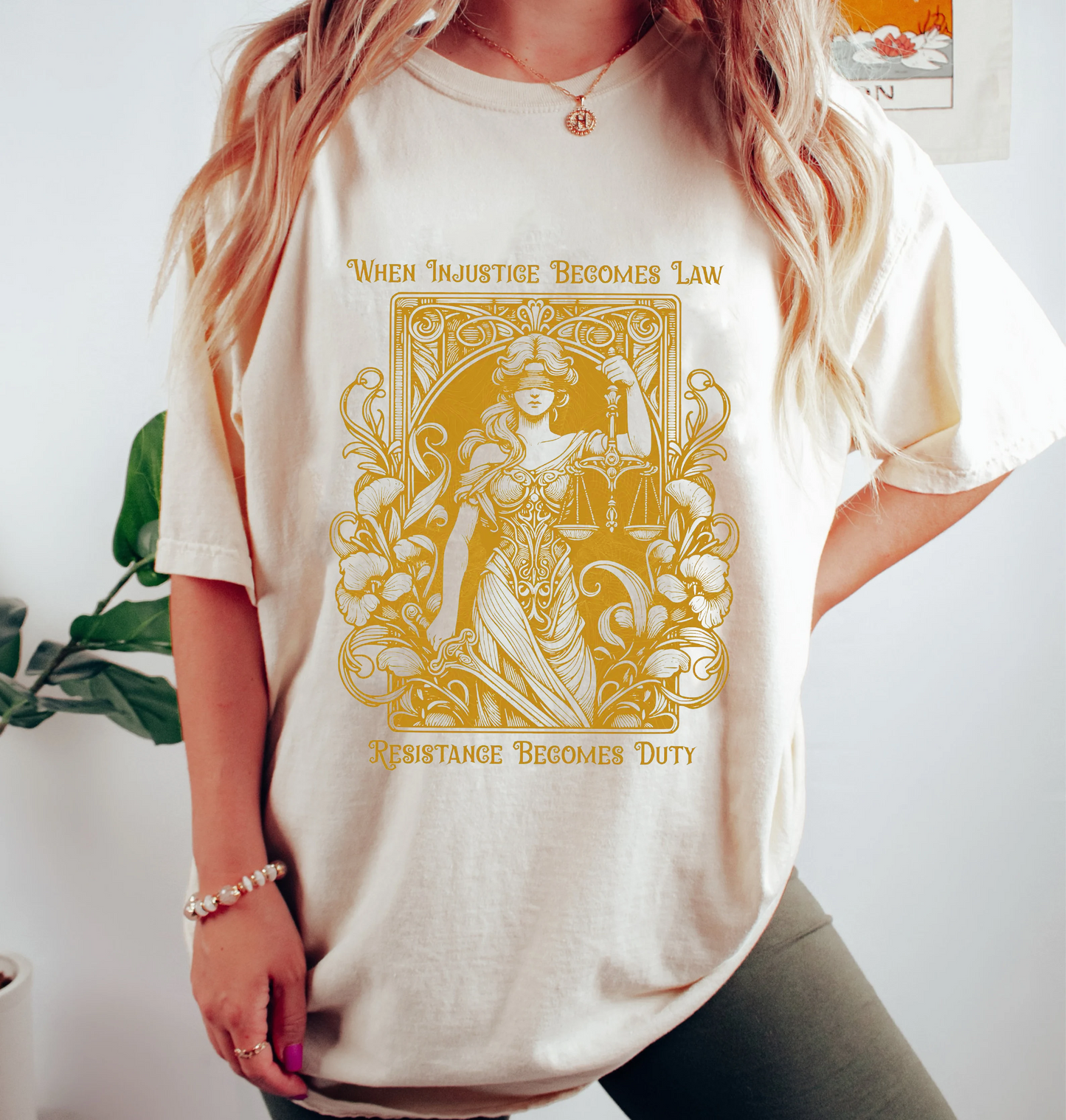 When Injustice Becomes Law Resistance Becomes Duty  Unisex T-shirt/Crewneck/Hoodie