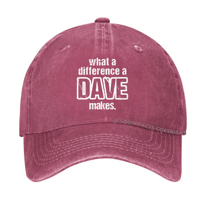 What A Differences A Dave Makes hat