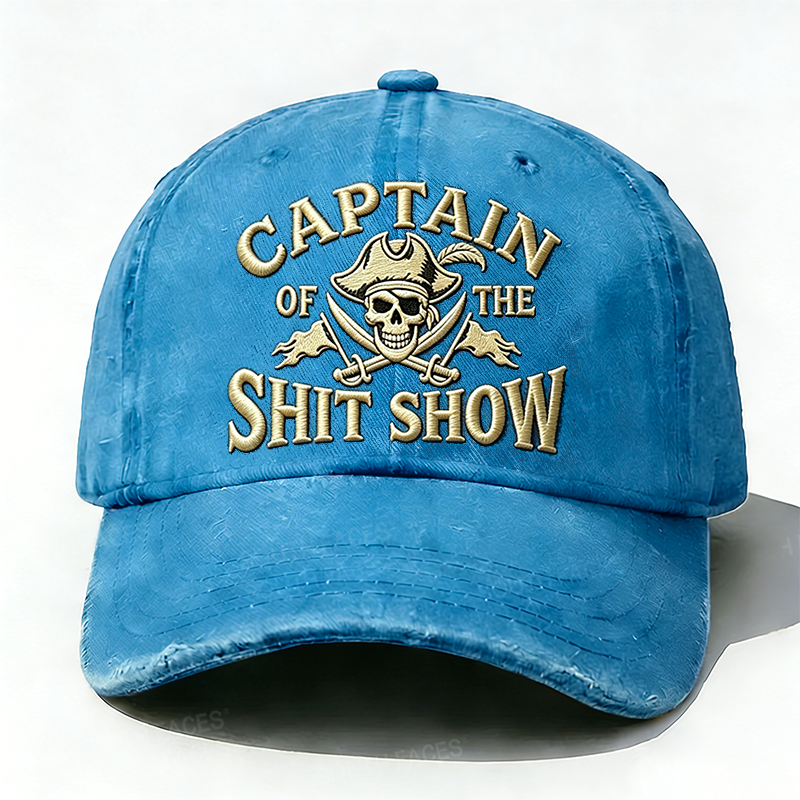 Embroidered ¡° Captain Of The Shit Show ¡± Hat