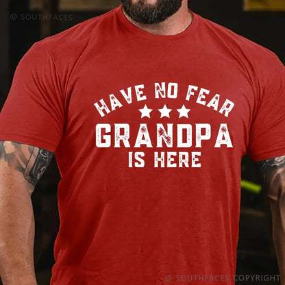 Have No Fear Grandpa Is Here Funny T-Shirt
