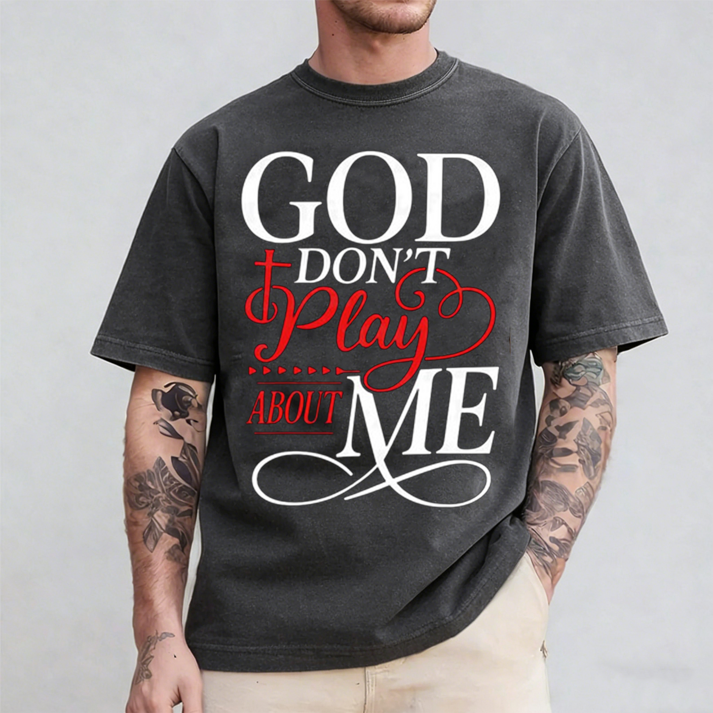 God Don't Play About Me Christian Faith Unisex Shirts/Crewneck/Hoodie